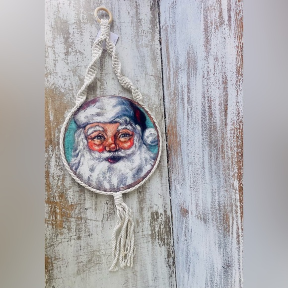 Primitives by Kathy Other - Merry Santa Hanging Decor